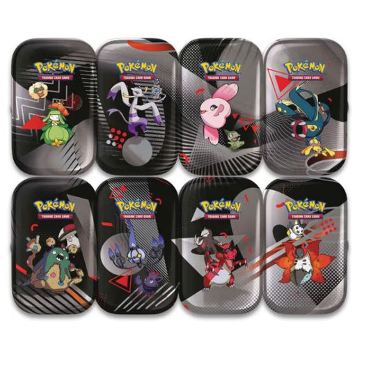 Black Bolt White Flare Mini Tins